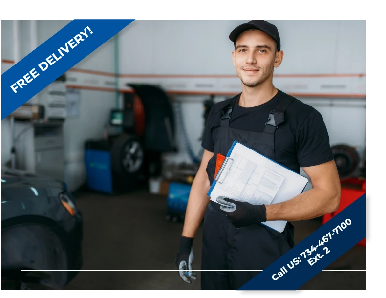 parts team members in shop