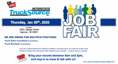 Job Fair - January 30th, 2020!